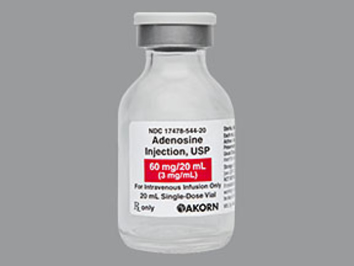 Rx Item-Adenosine 3MG/ML 20 ML Single Dose Vial  by Akorn Pharma USA Inj
