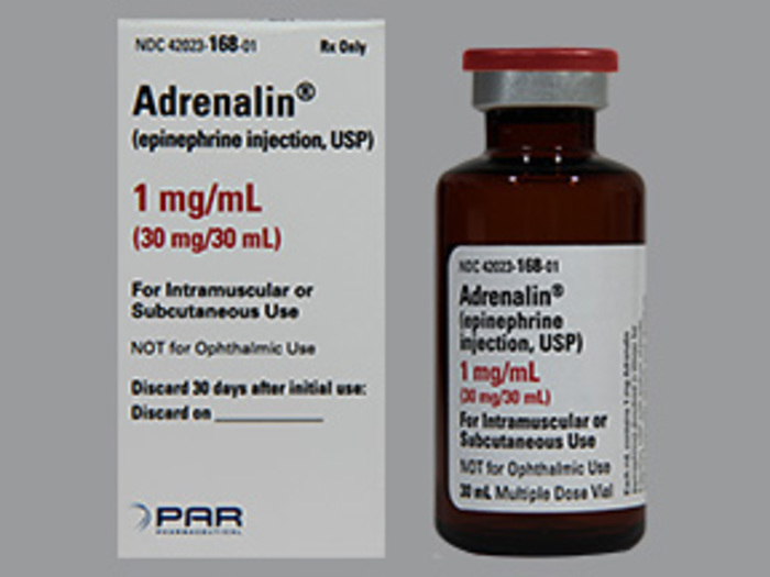 '.Adrenalin Chloride 1mg/ml Vial.'