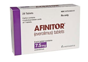 Rx Item-Afinitor 7.5mg Tab 4X7 By Novartis Health(28 Tab Pack (Rising) )