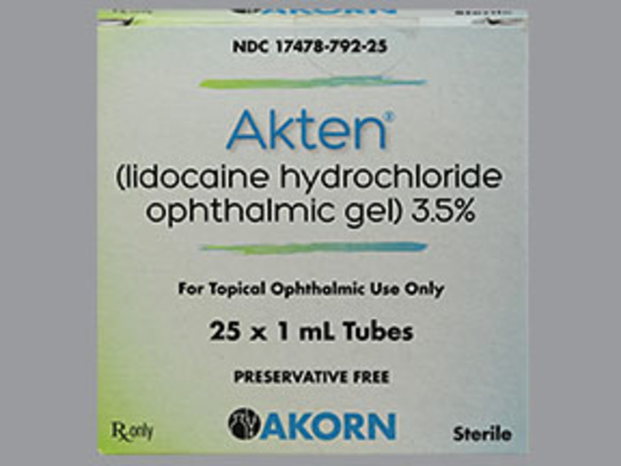 Rx Item-Akten 3.5% 25X1 ML O/O by Thea Pharma USA Brand 