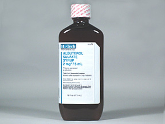 Rx Item-Albuterol Sulfate 2MG/5ML 16 OZ Syrup by Akorn Pharma USA 