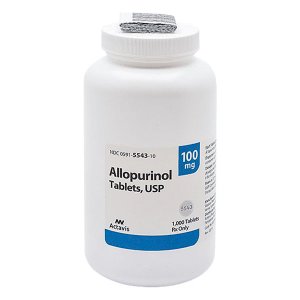 Rx Item-Allopurinol 100MG 1000 Tab by Teva Pharma USA 