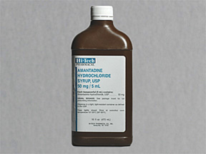 Rx Item-Amantadne Hcl 50MG/5ML 16 OZ Syrup by Akorn Pharma USA 