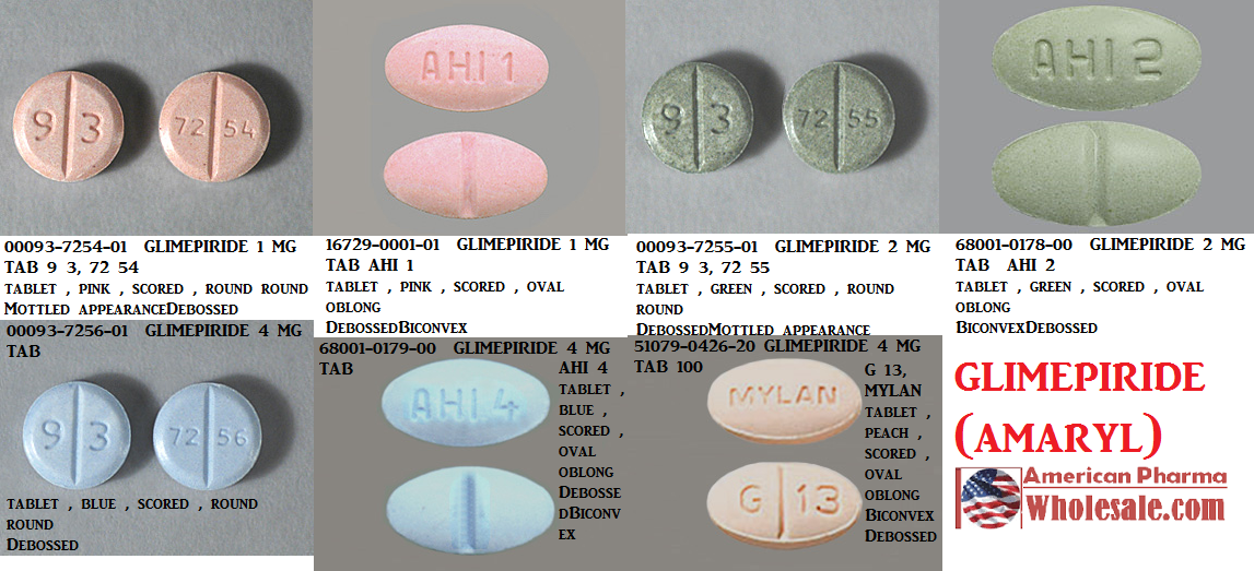 Rx Item-Glimepiride 1Mg Tab 100 By Accord Healthcare 