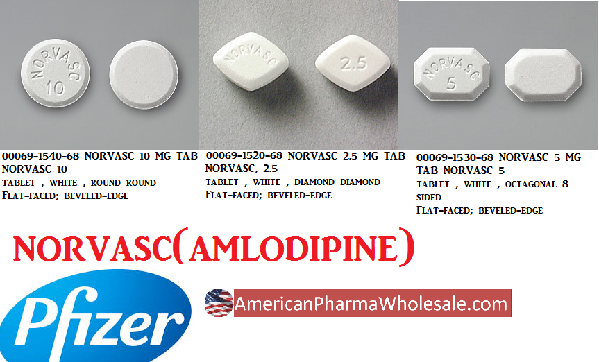 Rx Item-Norvasc 10Mg Tab 100 By Pfizer Pharma Ud