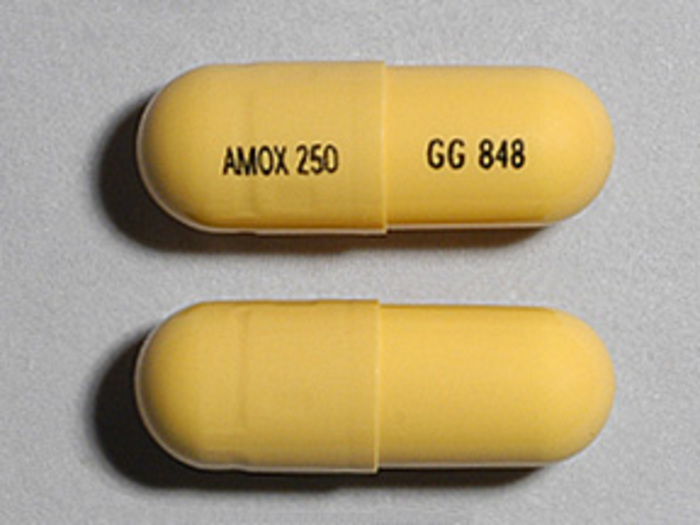 Rx Item-Amoxicillin 250mg Cap 500 By Sandoz Pharma Gen Amoxil