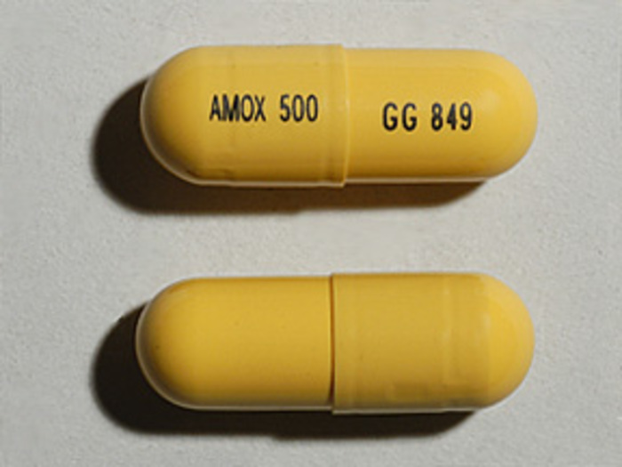 Rx Item-Amoxicillin 500mg Cap 500 By Sandoz Pharma Gen Amoxil