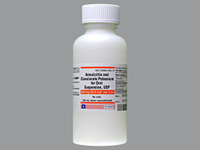Rx Item-Amoxicillin-Clavulanate Potassium 600-42.9MG 125 ML Suspension by Aurobindo Pharma USA Generic Augmentin