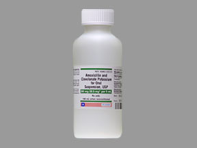 Rx Item-Amoxicillin-Clavulanate Potassium 100 ML Suspension Generic Augmentin by Aurobindo Pharma USA 