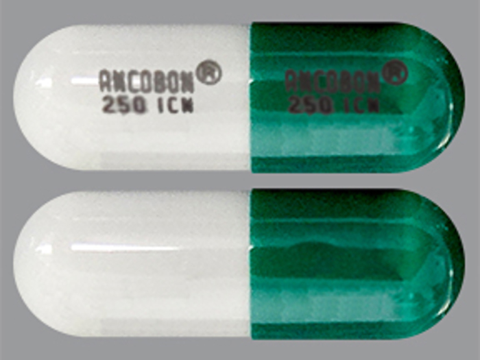 Rx Item-Ancobon 250MG flucytosine ORAL 100 CAP-Keep Refrigerated - by Valeant Pharma USA 