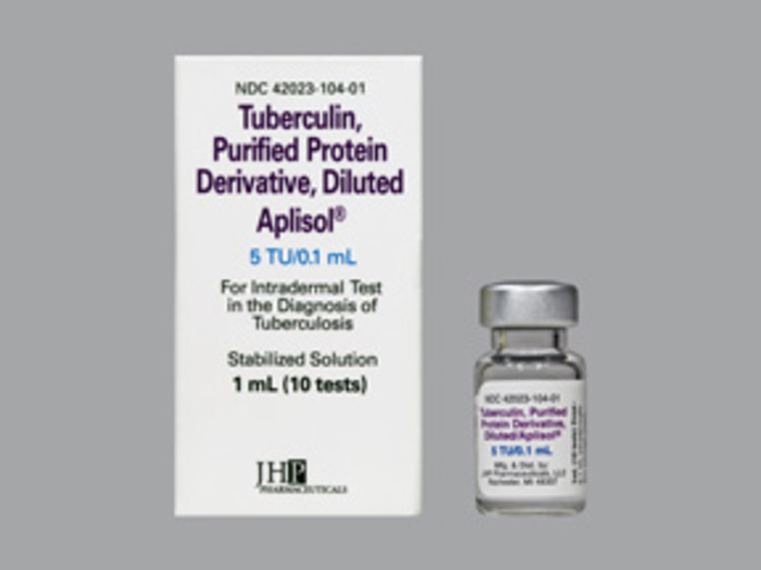 Rx Item-Aplisol tuberculin,purif.prot.deriv. 10 Test 0.1 ml Vial 1ml by JHP