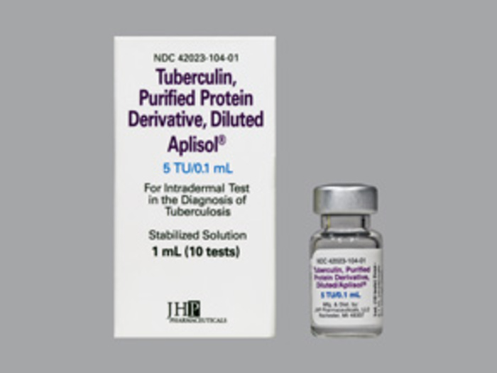 Rx Item-Aplisol tuberculin,purif.prot.deriv   5TU 10TEST 1 ML Vial -Keep Refrigerated - by Par Pharma USA 