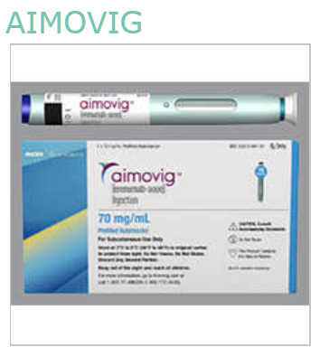 Rx Item-Aimovig erenumab-aooe SUBCUT AUTO INJCT 70Mg/ml 1ml Sclk A-Inj