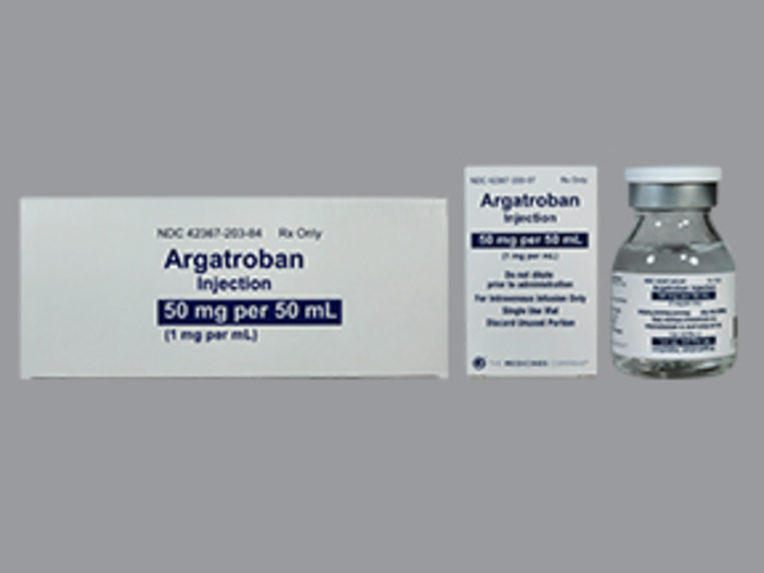 Rx Item-Argatroban 50mg 50ml Vial 10X50ml by Medicines Co.