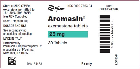 Rx Item-Aromasin 25MG exemestane 30 Tab by Pfizer Pharma USA 