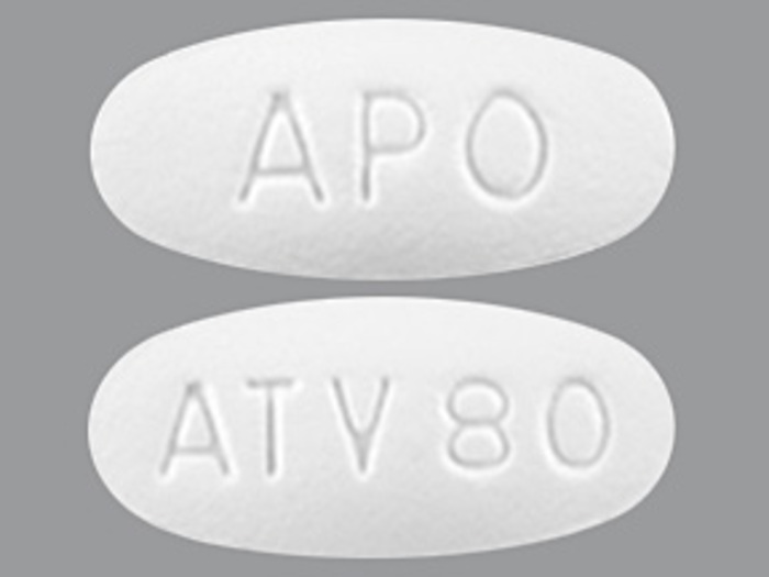 Rx Item-Atorvastatin 80MG 90 Generic for Lipitor Tab by Apotex Pharma USA 