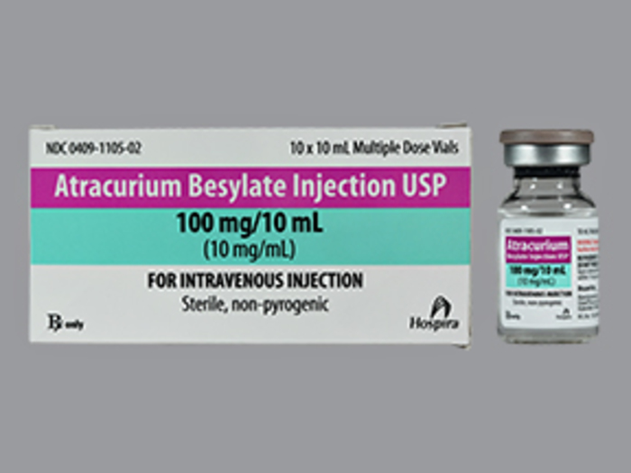 Rx Item-Atracurium 10Mg/Ml Vial 10X10Ml By Hospira Worldwide