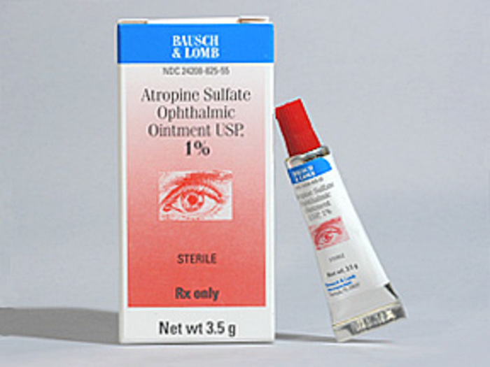 Atropine Sulfate Ophthalmic Ointment 1% 3.5gm By Valeant Pharmaceuticals Interna