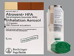 Rx Item-Atrovent HFA 17Mcg Inh 12.9gm by Boehringer Ingelheim