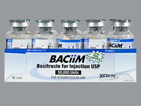 RX ITEM-Baciim 50000 Unit Vial 10 by X Gen Pharma