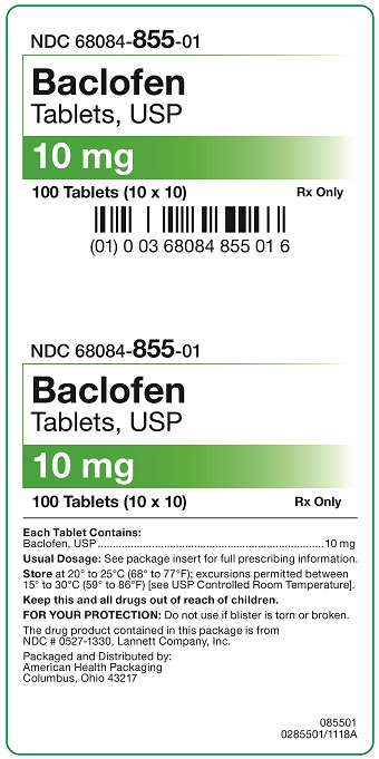 Rx Item-Baclofen 10MG 100 Tab Gen Lioresal by American Health Packaging USA 