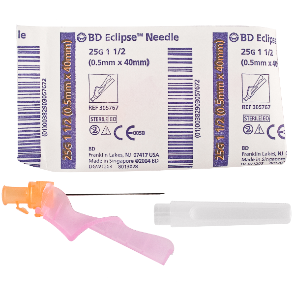 RX ITEM-BD Eclipse Needle 1.5 25G 305767 100Ct By Becton Dickinson