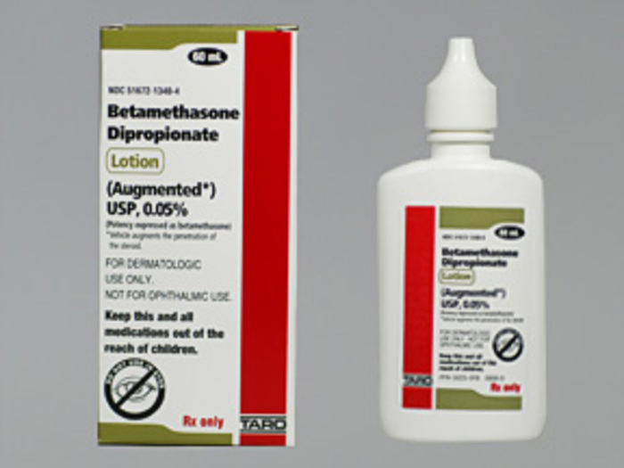 Rx Item-Betamethasone-Augmented 0.05% Lotion 60ml by Taro Pharma Gen Diprolene 