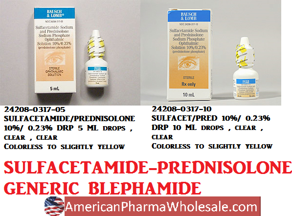 RX ITEM-Sulf-Pred Sod 10% 0.23% Drops 10Ml By Sandoz Falcon Pharma 