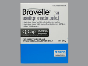 Rx Item-Bravelle 75 Unit Vial 5 by Ferring Pharm 