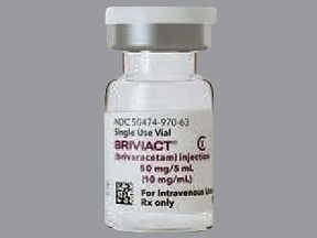 Briviact 50mg/5ml Vial 10X5ml by Ucb Pharma - Narc