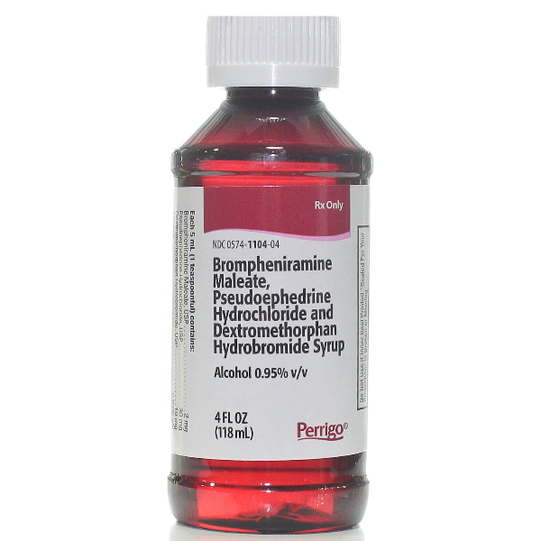 Rx Item-Brompheniramine 10 30 2 5 Syr 118ml by Perrigo Pharma