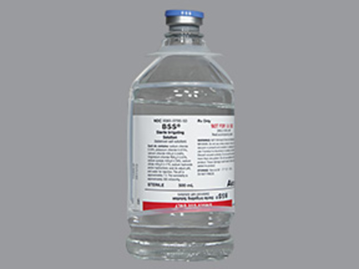 Rx Item-BSS Balanced Salt Opthalmic Soution Glass Bottlel 6X500ml by Alcon Lab