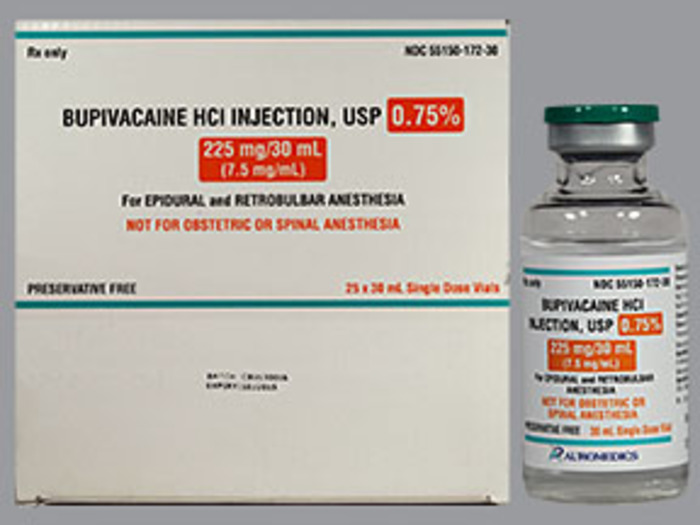 Rx Item-Bupivacaine 7.5mg/ml Vial 25X30ml by Auromedics Pharma