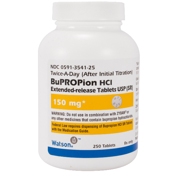 Rx Item-Bupropion SR 150Mg Tab 250 By Actavis Pharma Gen Wellbutrin SR