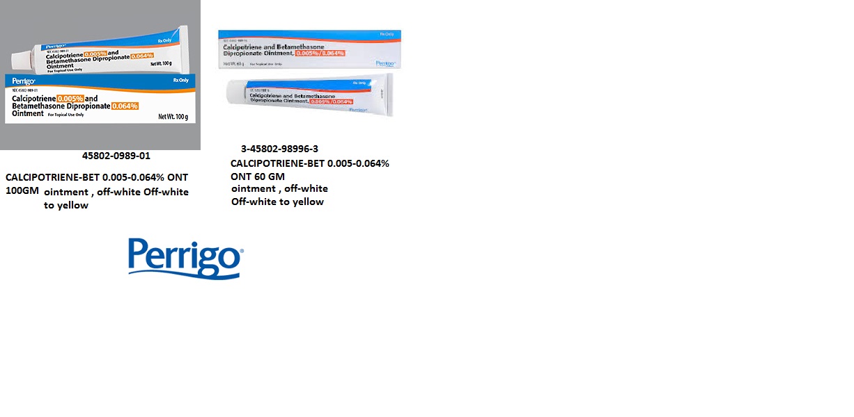 Rx Item-Calcipotriene-Betamethaso 0.005/.064 Ointment 100gm By Perrigo Pharma