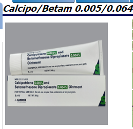 Rx Item-Calcipotriene-Betamethasone 0.005/.064 Ointment 60gm By Sandoz Pharma