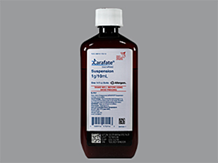 Rx Item-Carafate 1G/10 ml Suspension 14 oz By Allergan Pharma