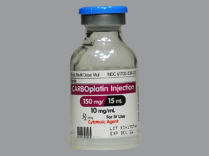 Rx Item-Carboplatin 150MG sol 15 ML Multi Dose Vial  by Pfizer Pharma USA Injec