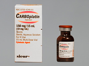 Rx Item-Carboplatin 10Mg/ml Vial 15ml By Teva Pharma