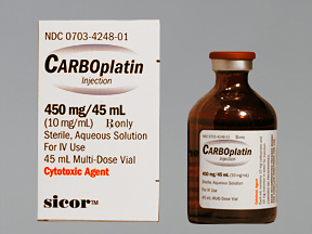 Rx Item-Carboplatin 10Mg/ml Vial 45ml By Teva Pharma