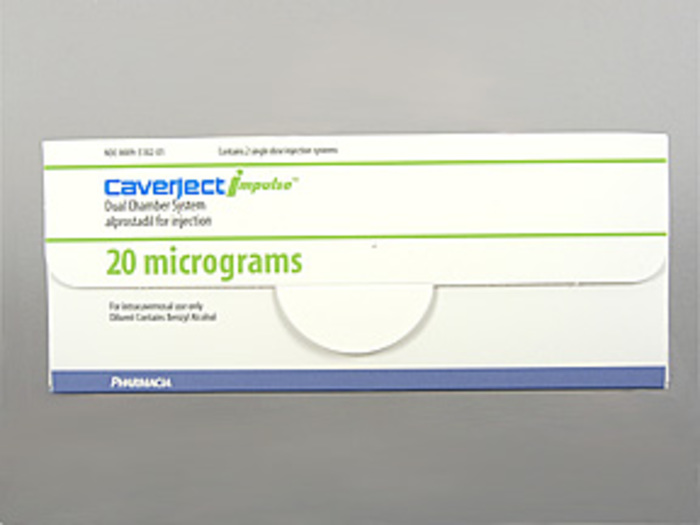 Rx Item-Caverject Impulse Alprostadil 20MCG 2 Kit by Pfizer Pharma USA 
