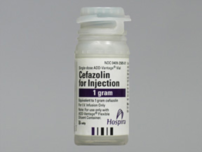 Rx Item-Cefazolin 1 gm Adv 25 By Hospira Worldwide