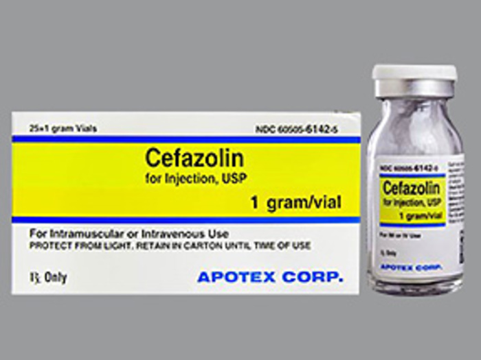 Rx Item-Cefazolin 1 gm Vial 10 By Apotex Corp Inj