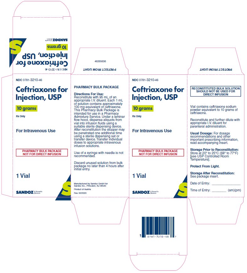 '.Ceftriaxone 10 Gm Vial By Sandoz Pharma.'