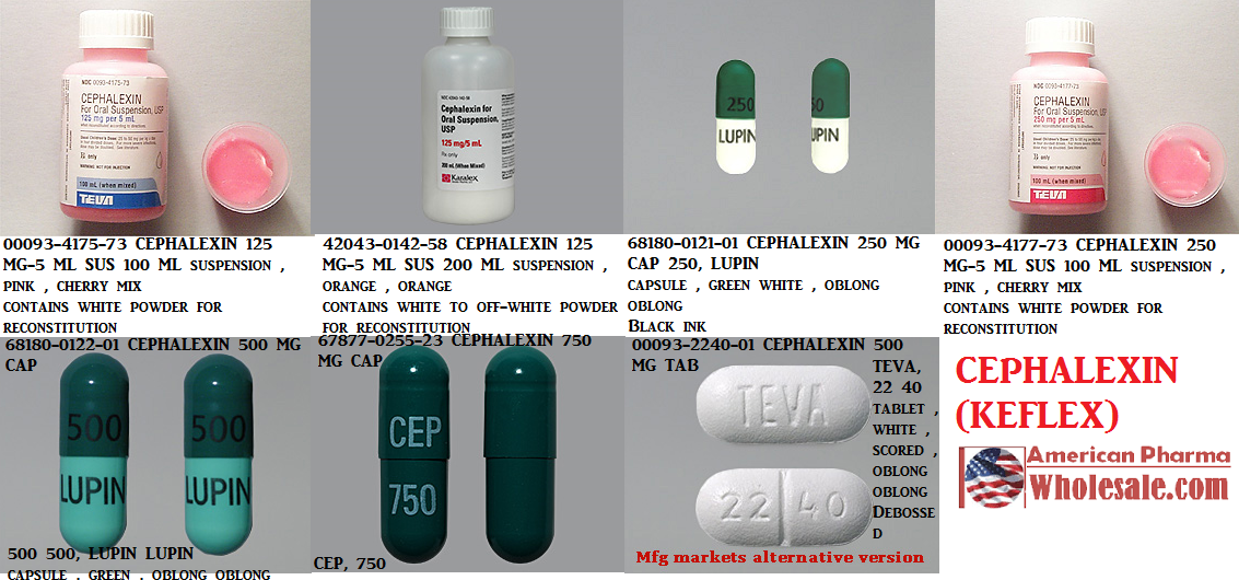 Cephalexin 500mg Cap 500 by Westward Pharma