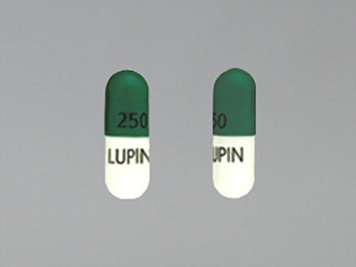 Rx Item-Cephalexin 250mg Cap 100 By Lupin Pharma  Gen Keflex