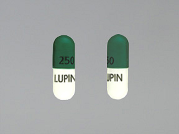 Rx Item-Cephalexin 250MG 100 CAP by Lupin Pharma USA Gen Keflex