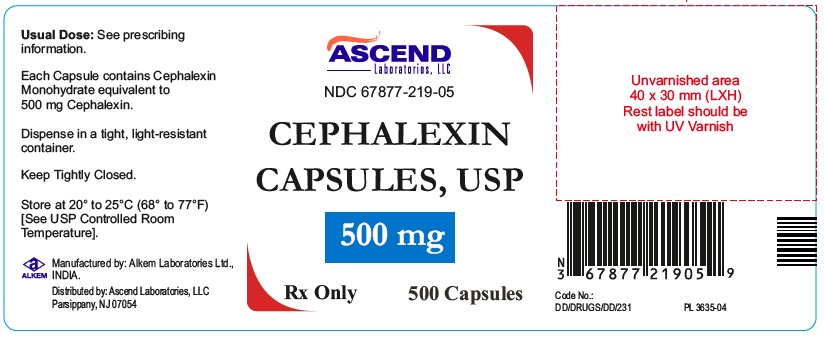 '.Rx Item-Cephalexin 500MG 500 Cap by Asce.'