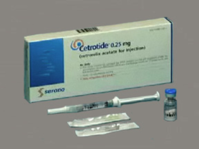 Rx Item-Cetrotide 0.25MG KIT-Keep Refrigerated - by Serono Labs USA