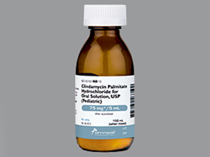 Rx Item-Clindamycin Palmitate Hcl 75Mg/5Ml Susp 100Ml By Amneal Gen Cleocin 